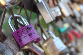 castle purple fence