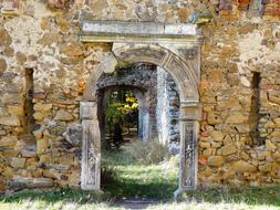 ruined house in Poland