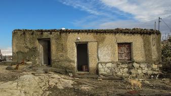 old warehouses in the countryside in cyprus