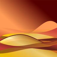 background, orange and yellow abstract pattern
