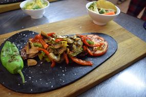 steak and pepper