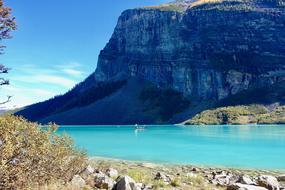 Lake Louise Canada Mountain Cliff