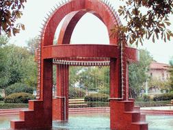 red modern Fountain Water