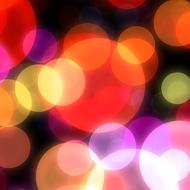 Beautiful background with colorful bokeh lights