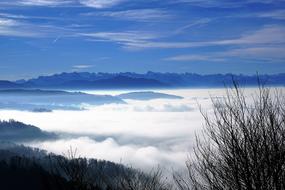 Fog at Sky Nature