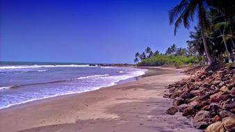 Ghana Kokrobite Beach landscape