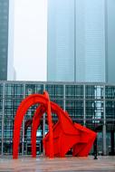 modern architecture in the business district of La Defense, Paris