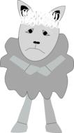 gray sheep sad