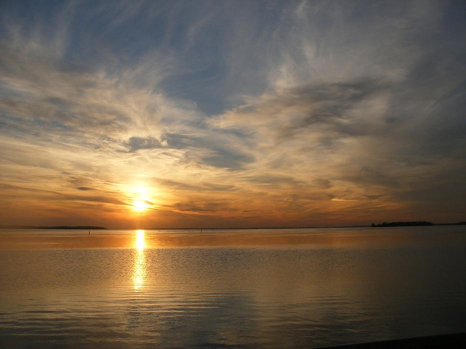 sunlight with clouds landscape