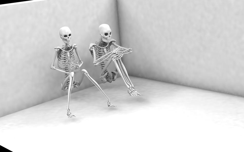 skeletons space death