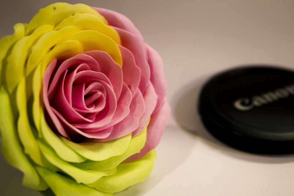 Red And Yellow Soap Flower