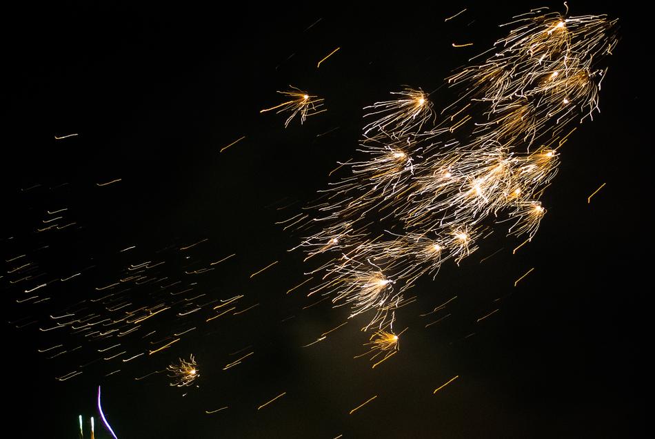 Fireworks Old and new light