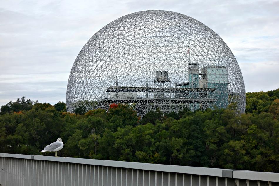 large dome over the building