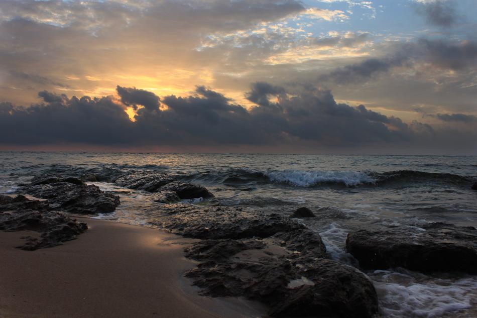 Beach Marine at Sunset