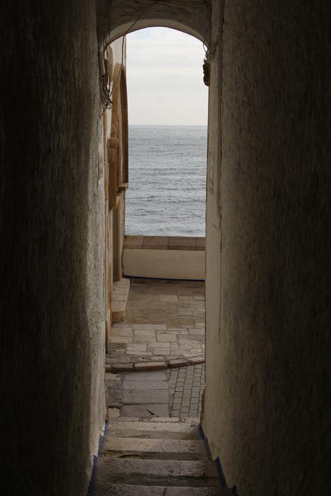Street Sitges Sea Mediterranean