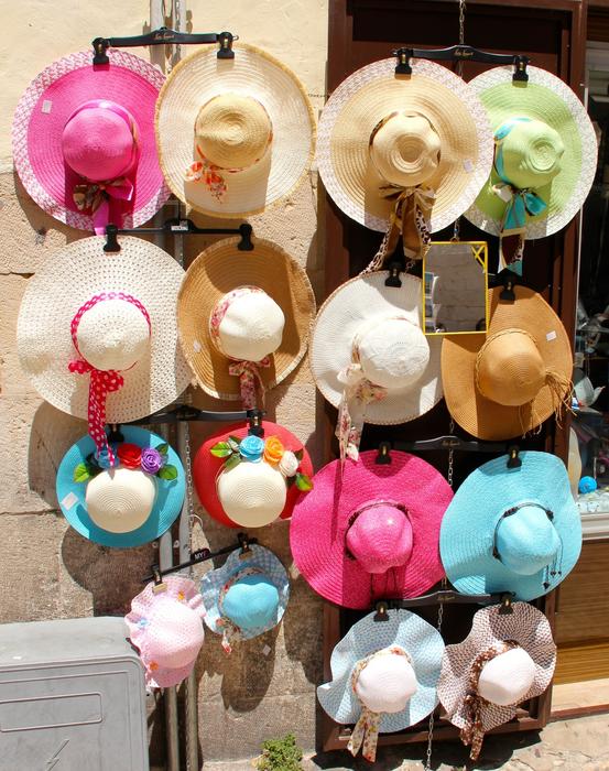 beach color hats on the market