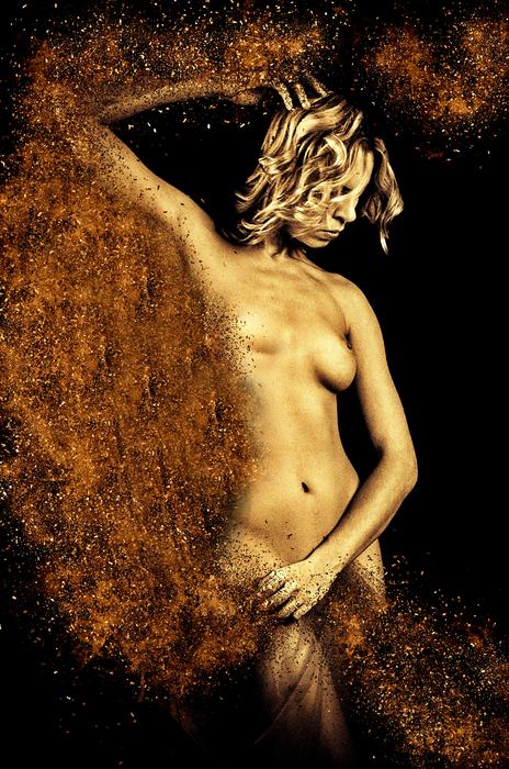 Woman Act Breasts