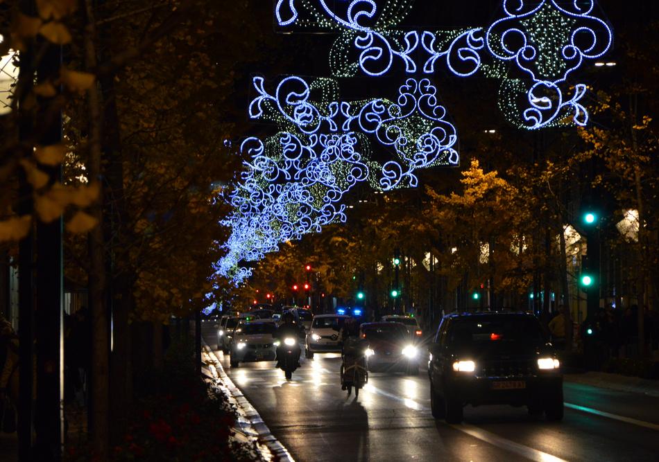 Christmas Lights Night Granada