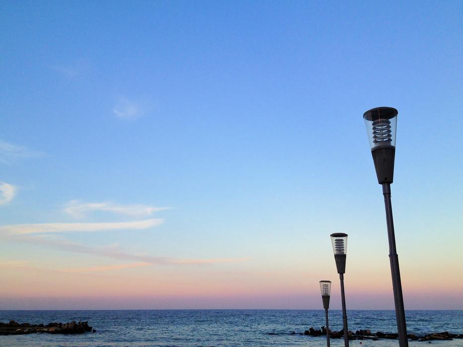 sunset Sky over Beach