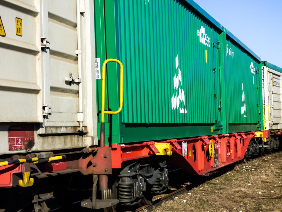 Train Container on Rail