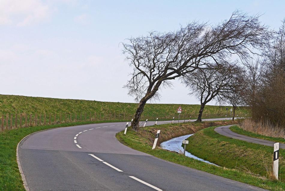 East Frisia Dike West Wind Street