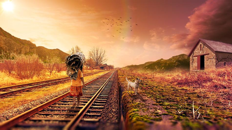 estrada de ferro railroad tracks