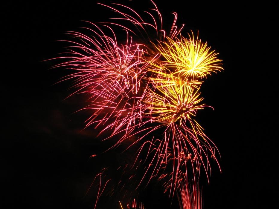 Old And New Fireworks drawing