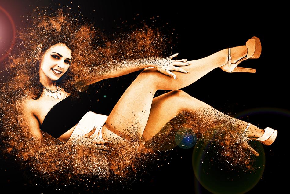 woman act naked skin sexy female