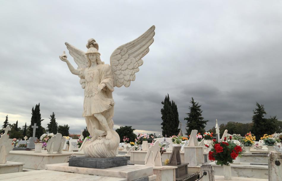 Portugal Evora Cemetery angel