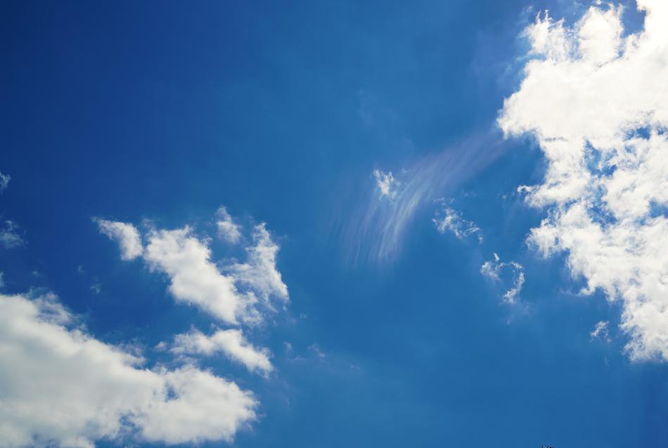 Sky with clouds, Blue and white Background