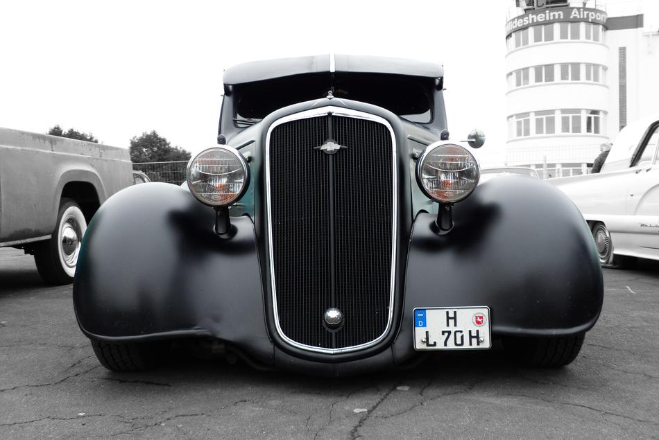 Oldtimer Auto Black