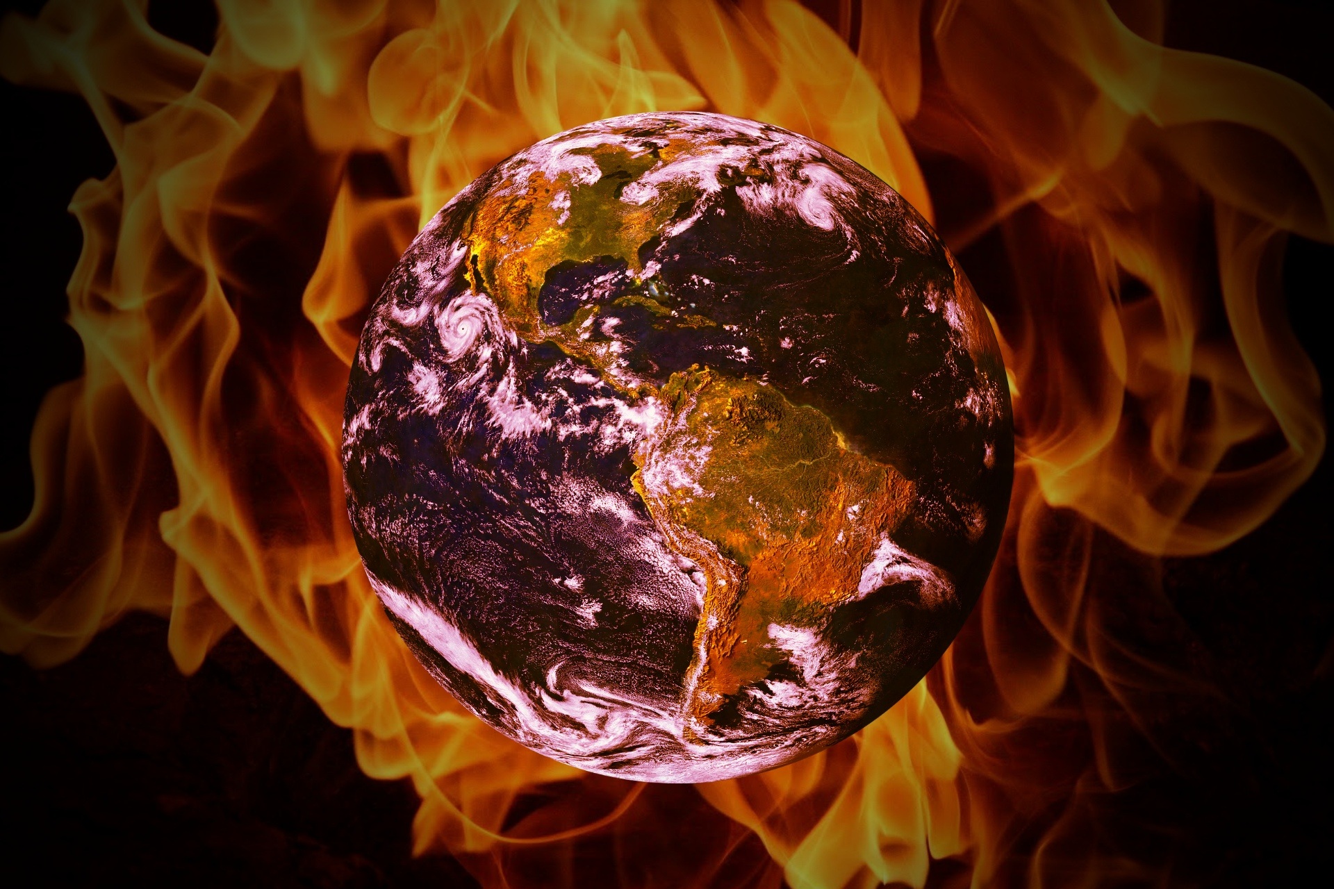 Climate change global warming earth free image download