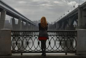 street Bridge Girl