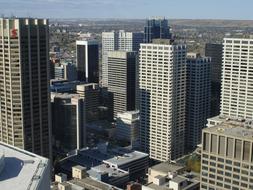 beautiful Cityscape of Alberta in Canada