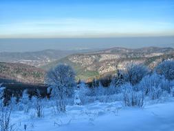 Winter snowy Mountains