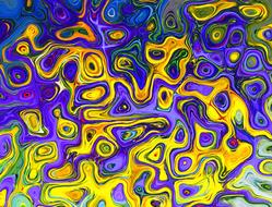 background texture abstract yellow blue drawing