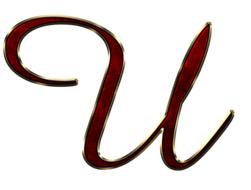 alphabet letter u drawing