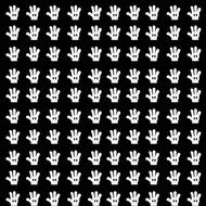 Mickey mouse glove paper