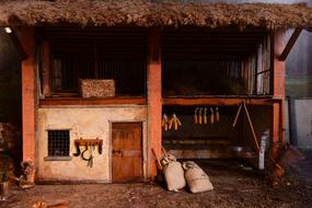 cozy barn in the village