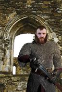 strong knight at the castle