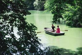 Nature Lake Boat