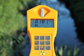 yellow geiger counter