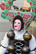 traditional dressed up doll
