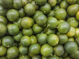 background of green limes
