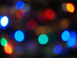 colors Bokeh Light Background