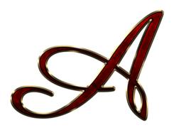 alphabet letter a drawing