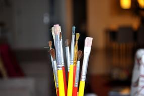 Painting Brushes Artist