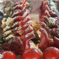 grilled ribs with spices