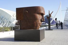Sculpture Head as contemporary art
