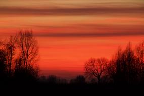 Sunset Red Air Setting